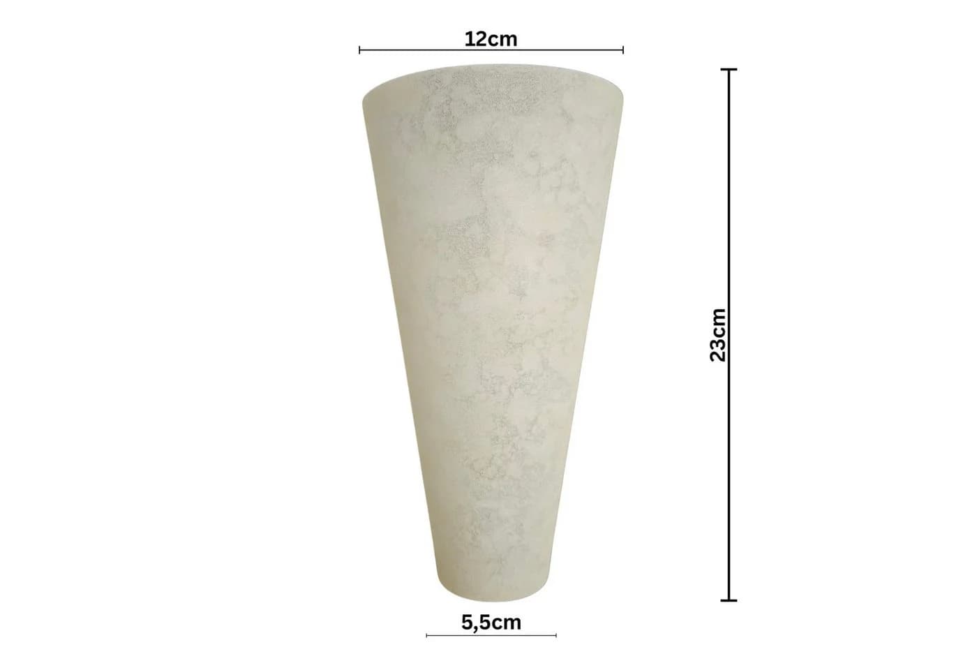 Lichthandel Hoch Lampenschirm Glas Wandleuchte CONO Ersatz