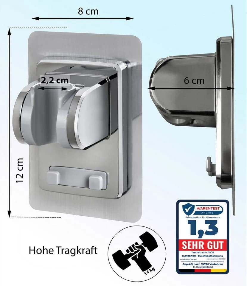 Blumbach Brausehalter Sticky Duschkopfhalterung Chrom