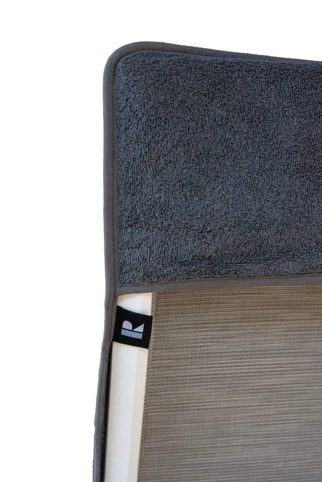 Rapp Badaustattung Hochlehnerauflage Skyline Grau 100% Baumwolle