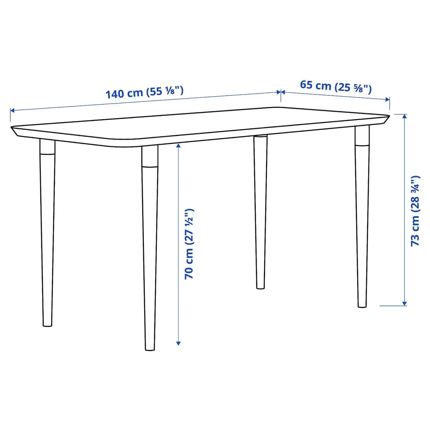 IKEA ANFALLARE / HILVER Schreibtisch Bambus