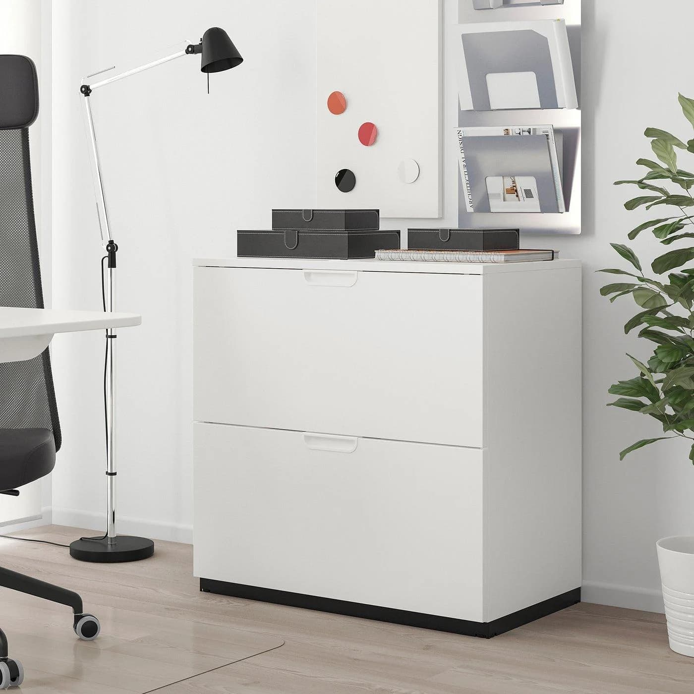 IKEA GALANT Schubladenelement für Hängemappen Weiß