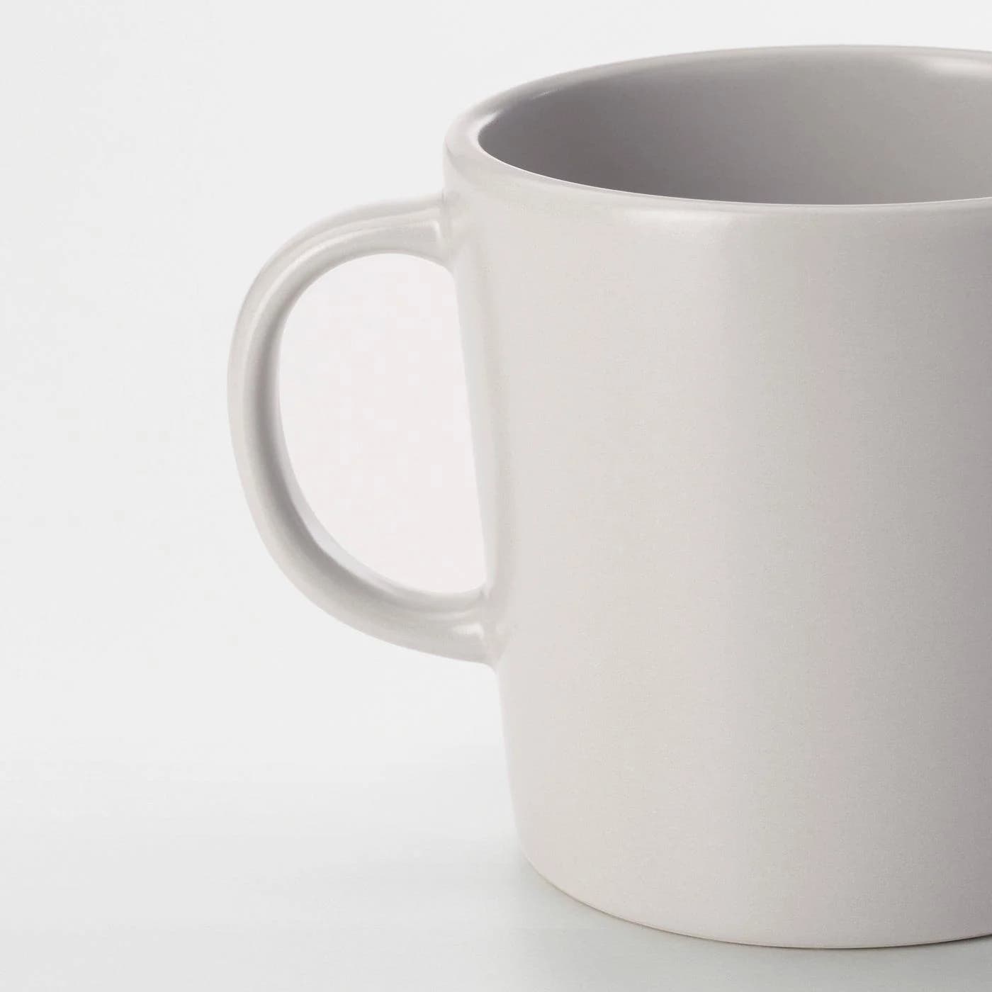 IKEA DINERA Becher Beige Mattglasiertes Steinzeug