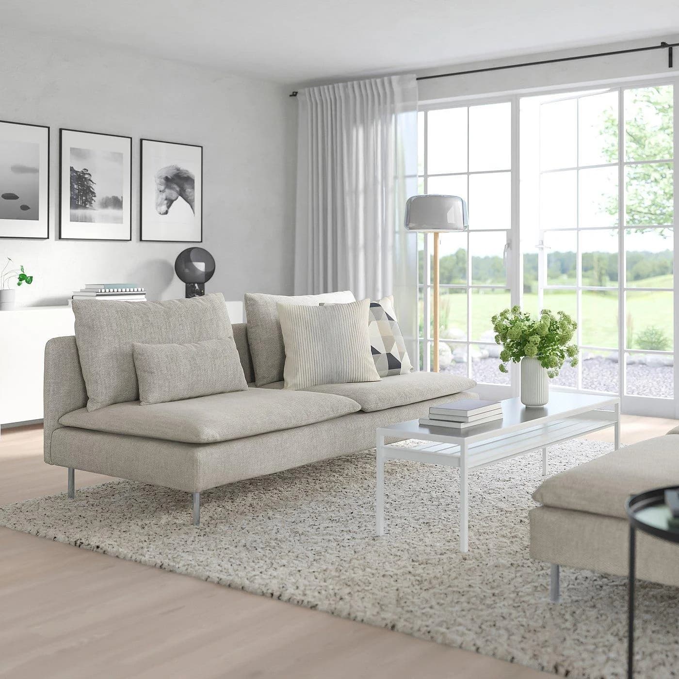 IKEA SÖDERHAMN Sitzelement 3 Beige Braun