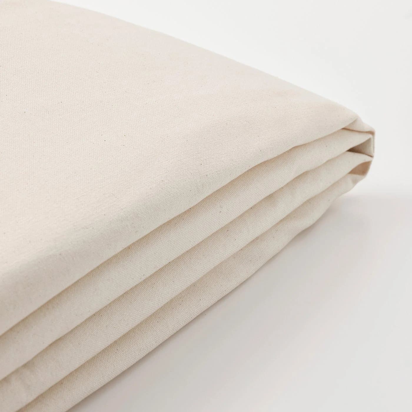 IKEA LYCKSELE Bezug 2er-Bettsofa Brauner Baumwollstoff