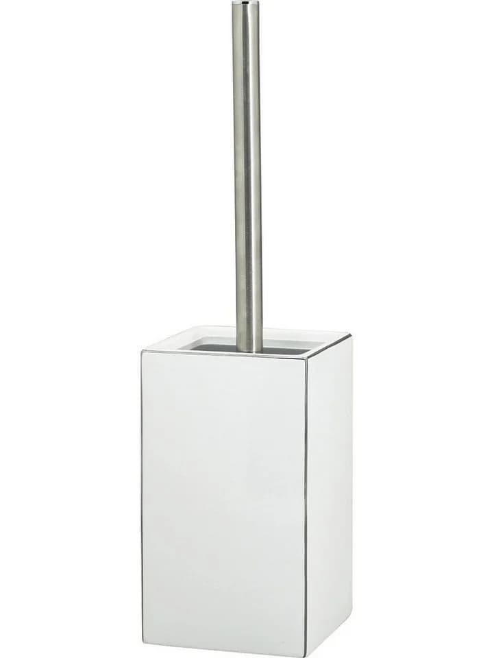 Trend Line Toilettenbürstenhalter Keramik Silber Weiß