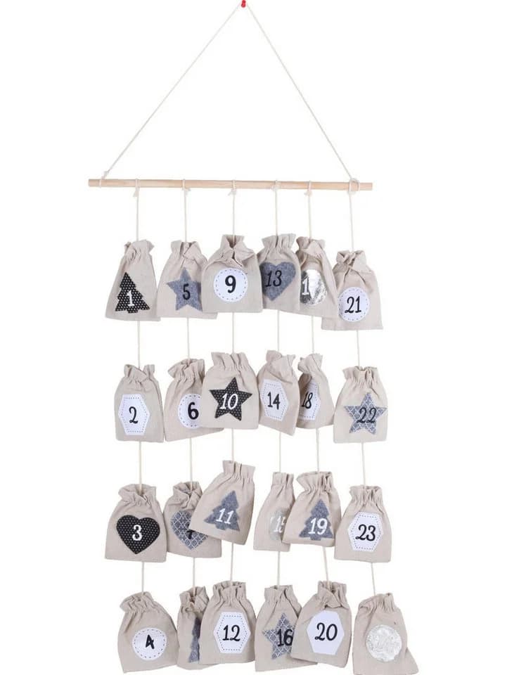 Trend Line Adventskalender Holz 61 x 8 x 38 cm