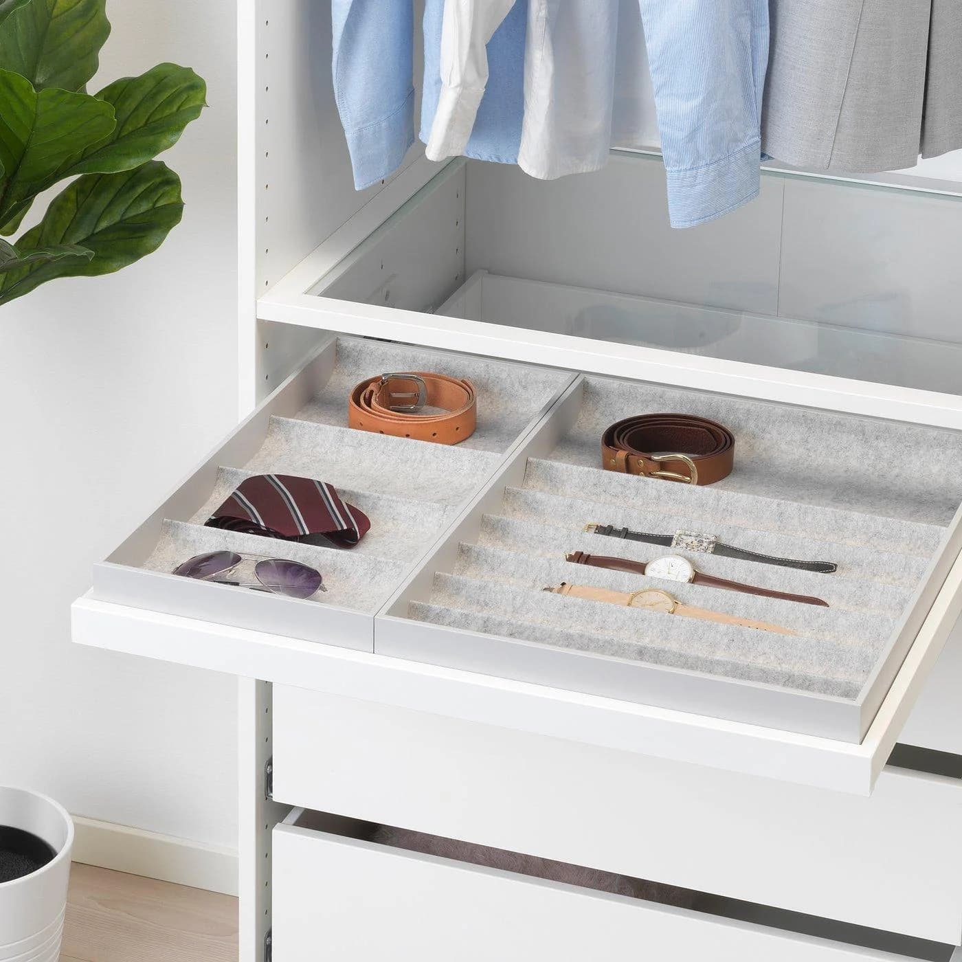 IKEA KOMPLEMENT Einsatz für Ausziehboden Hellgrau