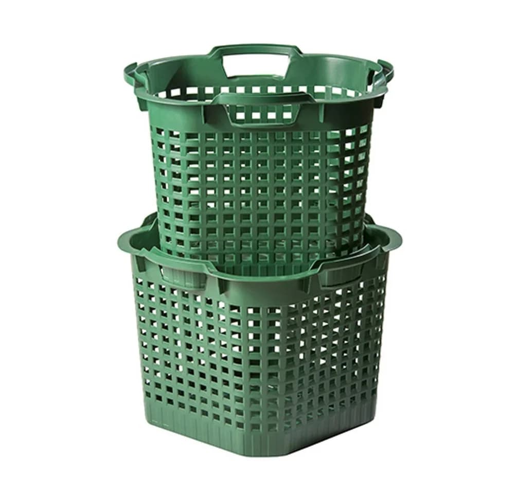 GreenLife Allzweckkorb 25 Liter Grün Kunststoff
