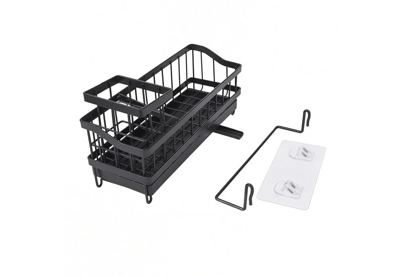 GLIESE Küchenorganizer-Set Spülen-Organizer Automatische Entwässerung