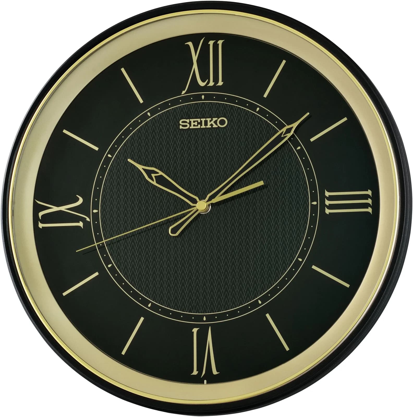 Stilvolle Wanduhr in Schwarz