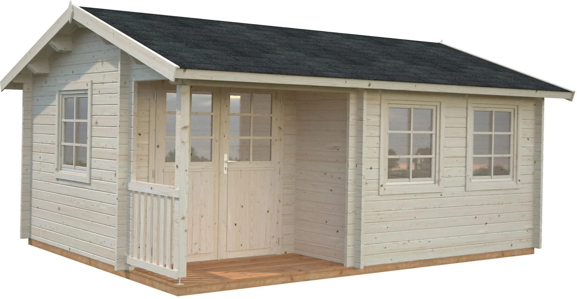Gartenhaus PALMAKO "Susanna" Massivholz 16,4 m²
