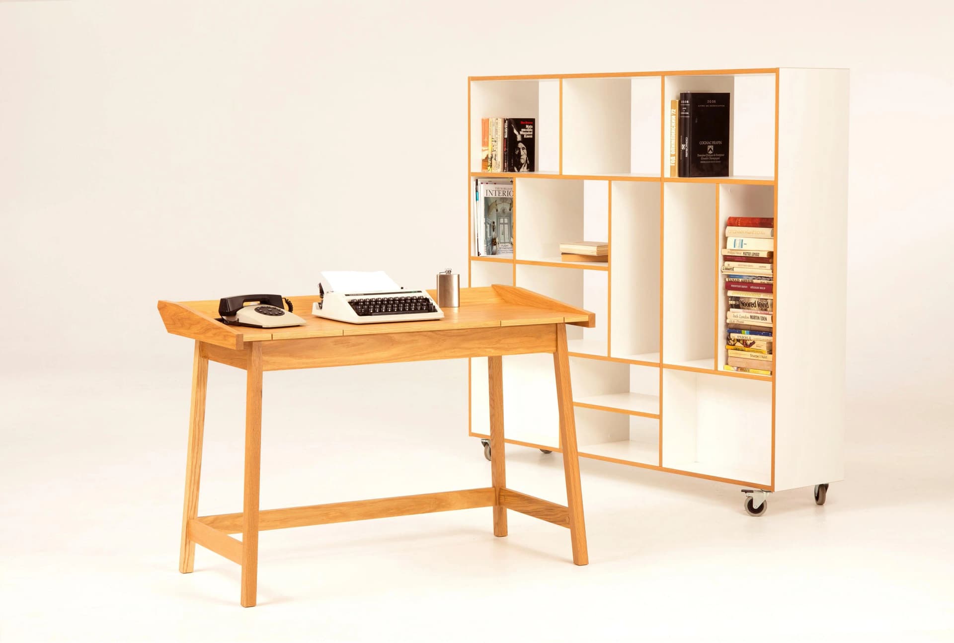 WOODMAN Schreibtisch Walter Eichefarben Skandinavisches Design