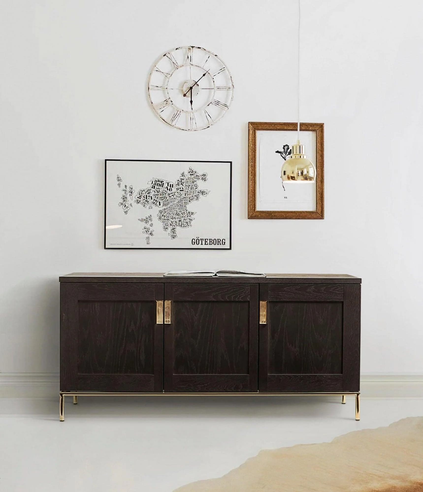 WOODMAN Sideboard Parlan Dunkelbraun FSC Soft-Close