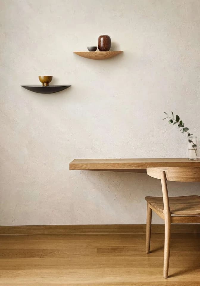 Wandregal HOME AFFAIRE Drop Massivholz FSC-zertifiziert