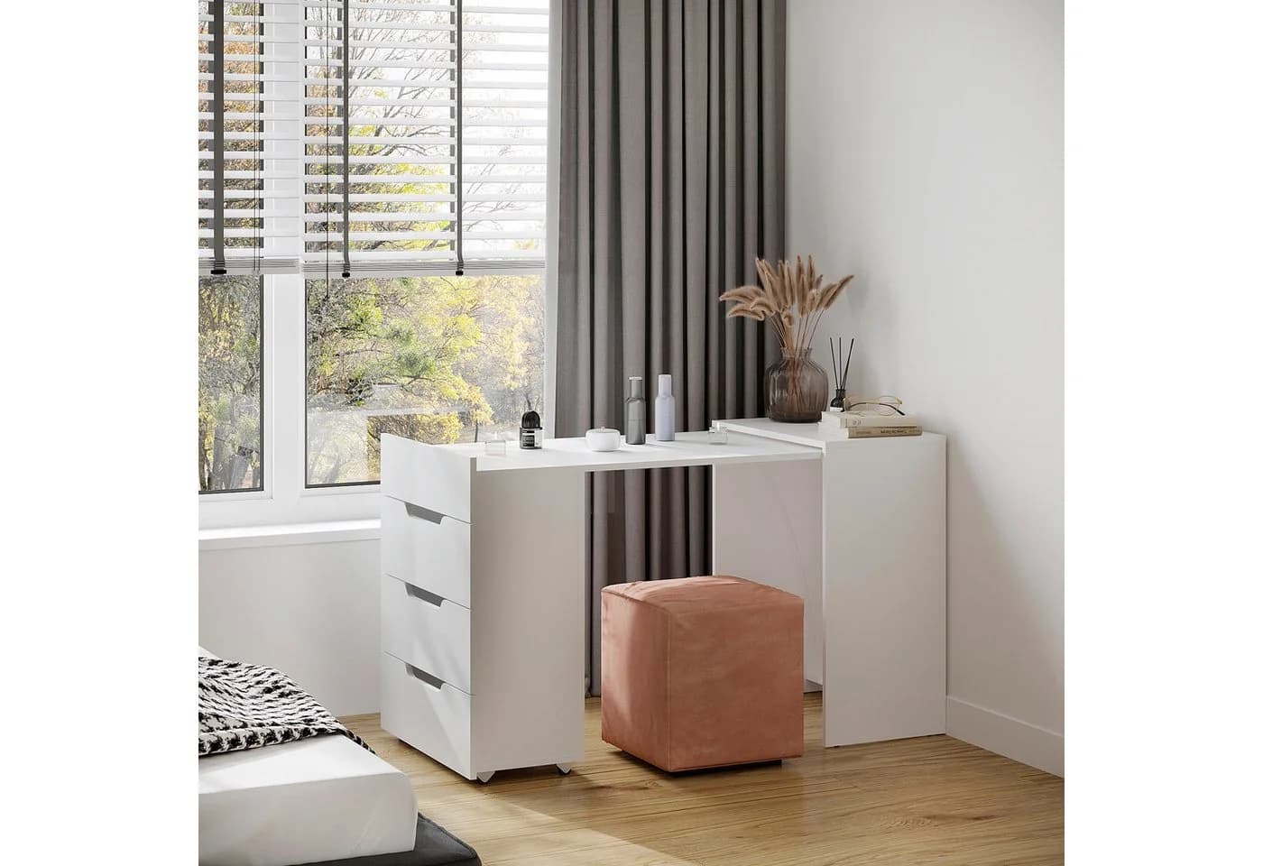 KOMTO Klappschreibtisch FOLDY 128x60x75 cm