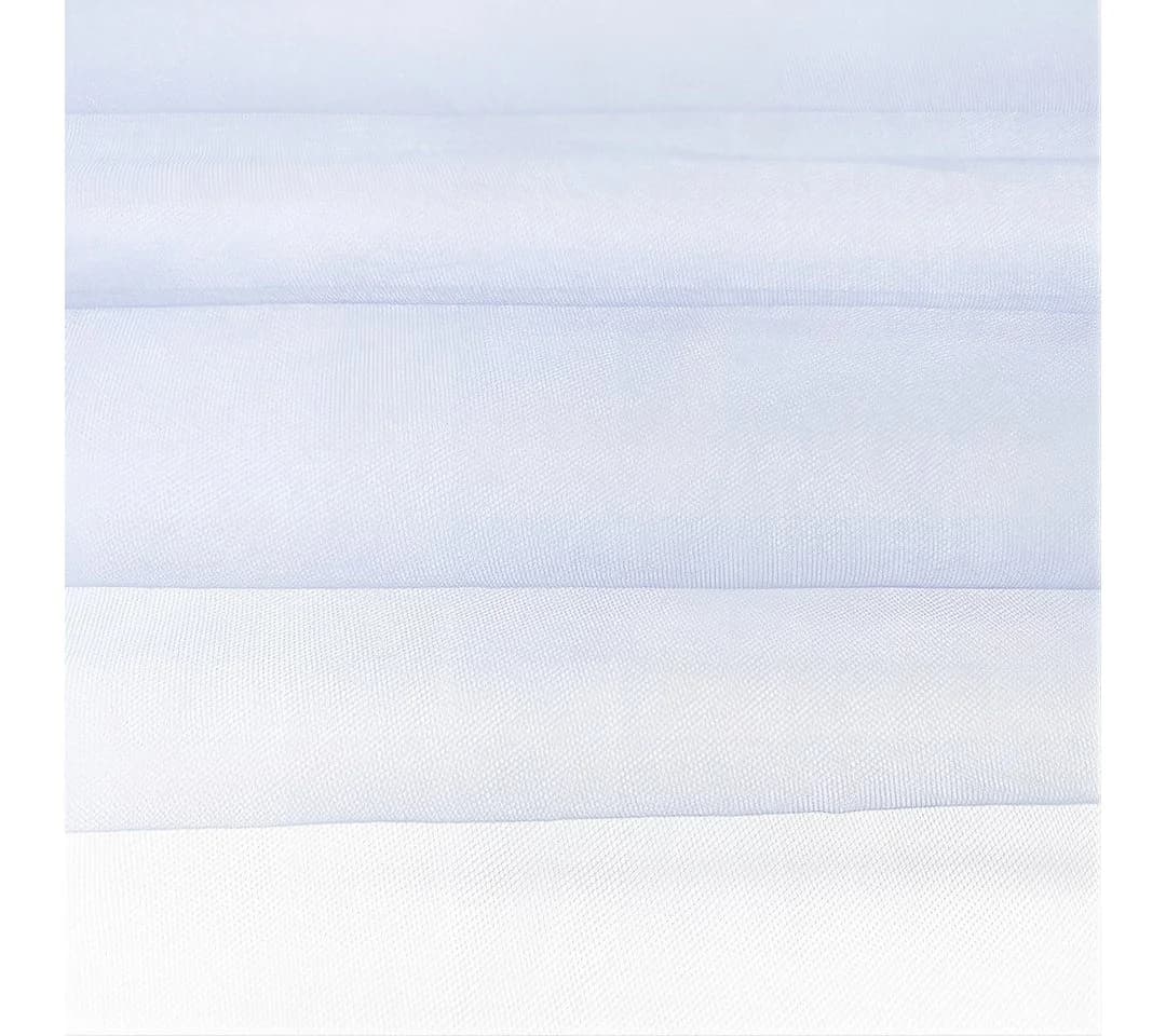 Event Kauf Tüll Stoff Meterware 160 cm Breite Babyblau