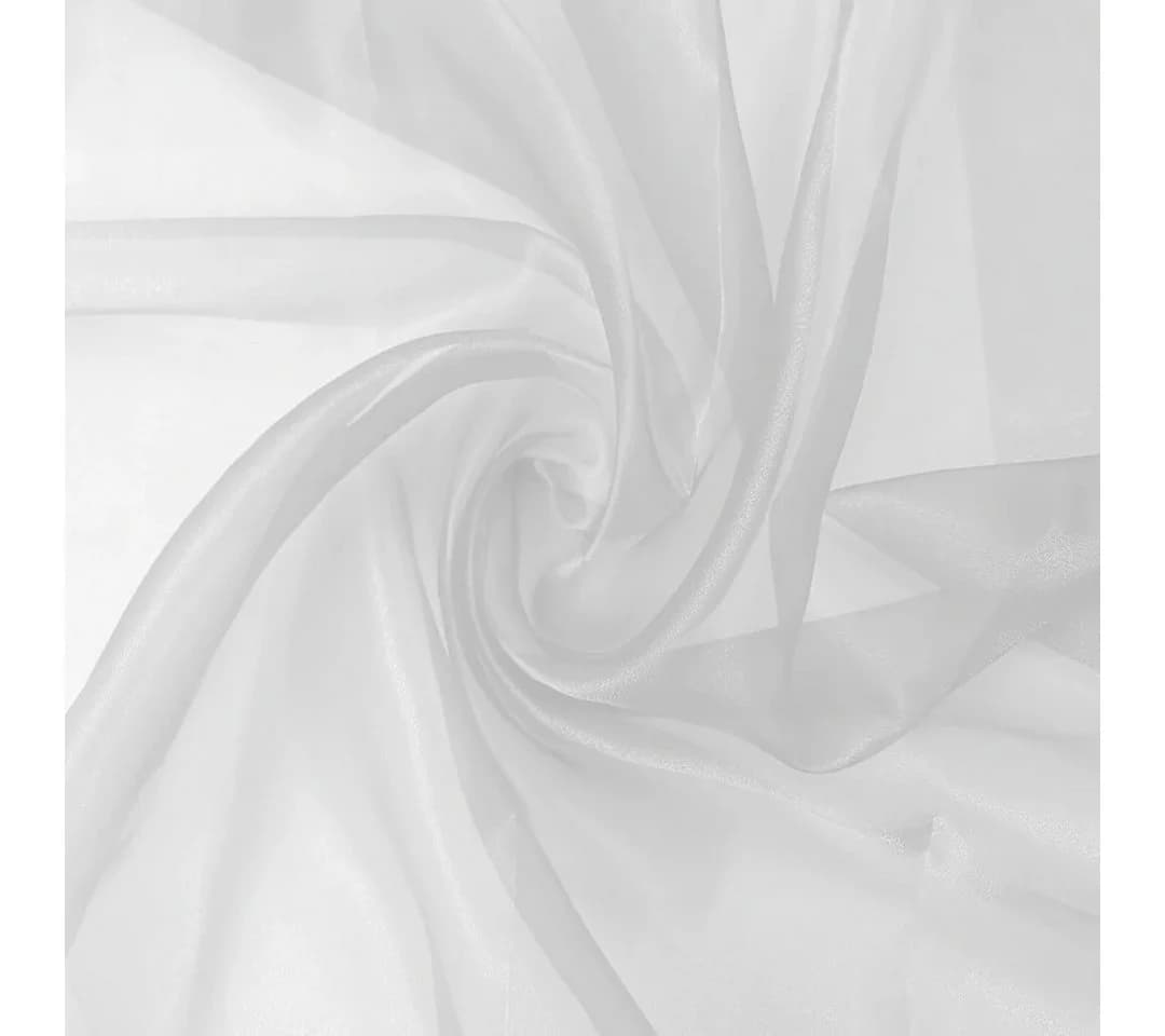 Event Kauf Organza Glas Stoff Meterware, Breite 150 cm