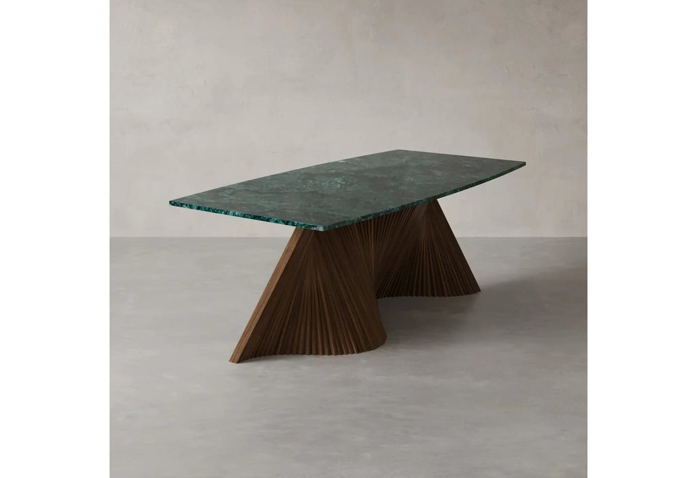MAGNA Atelier Esstisch Tunis Marmor Crema Marfil Holzgestell