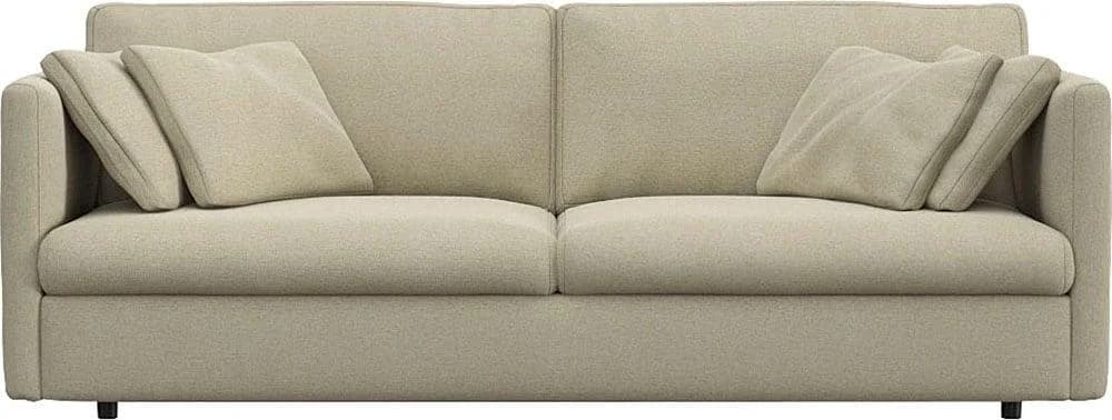 3-Sitzer Sofa Lovane Beige Flexlux Kaltschaum