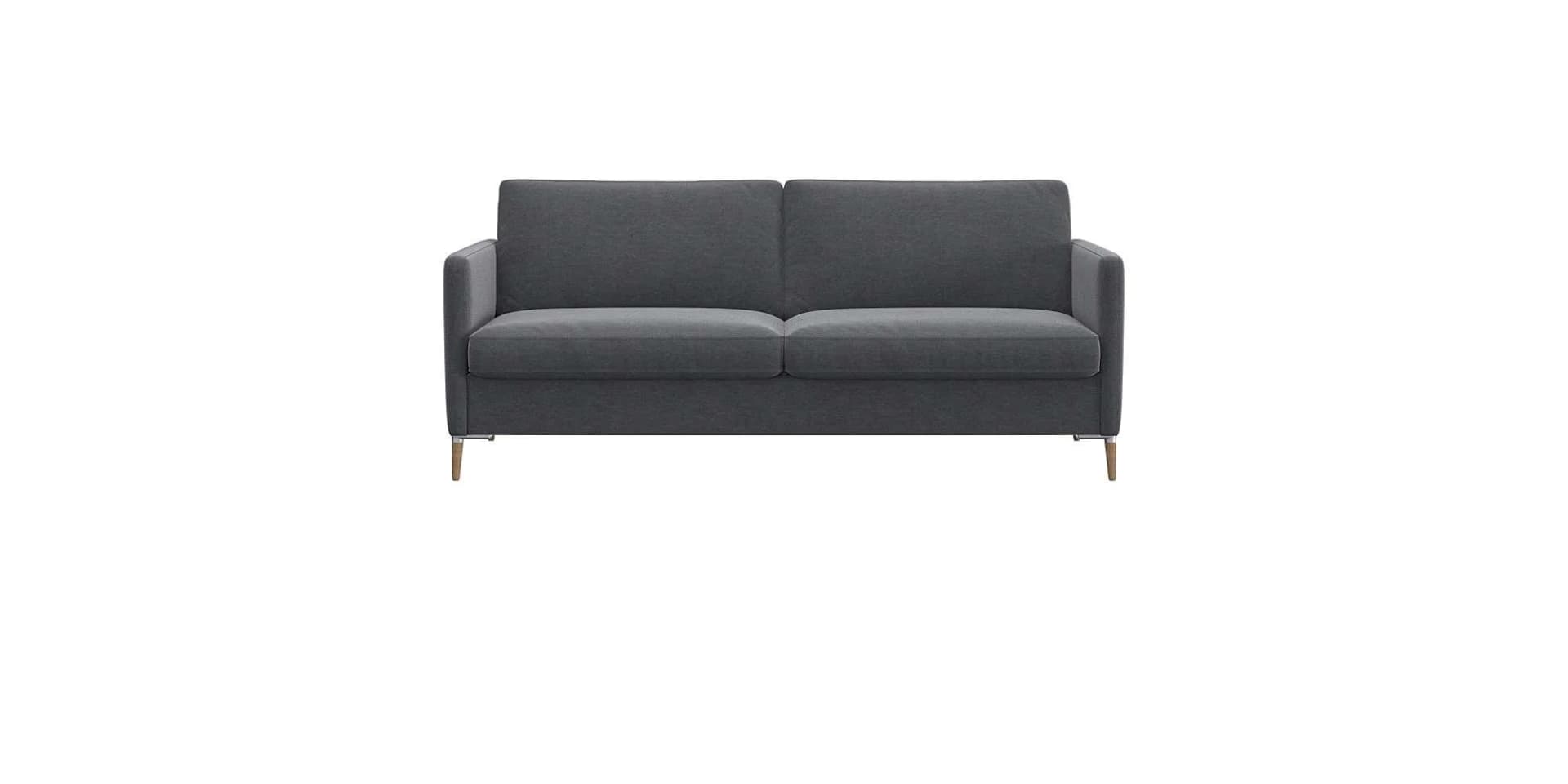 FLEXLUX Fiore 2,5-Sitzer Sofa Grau Skandinavisch