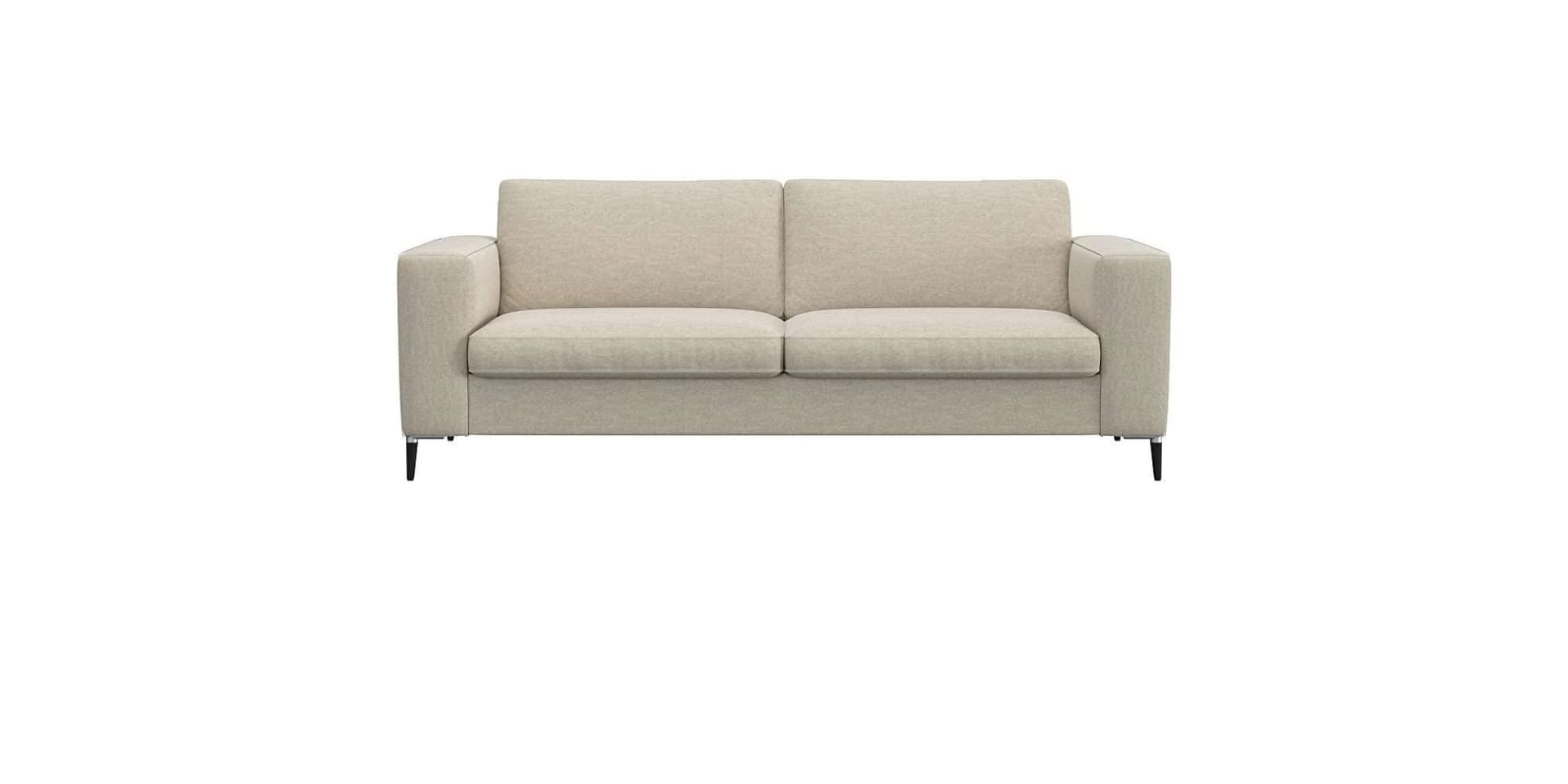 Flexlux Sofa Fiore Weiß 2,5-Sitzer Skandinavisches Design