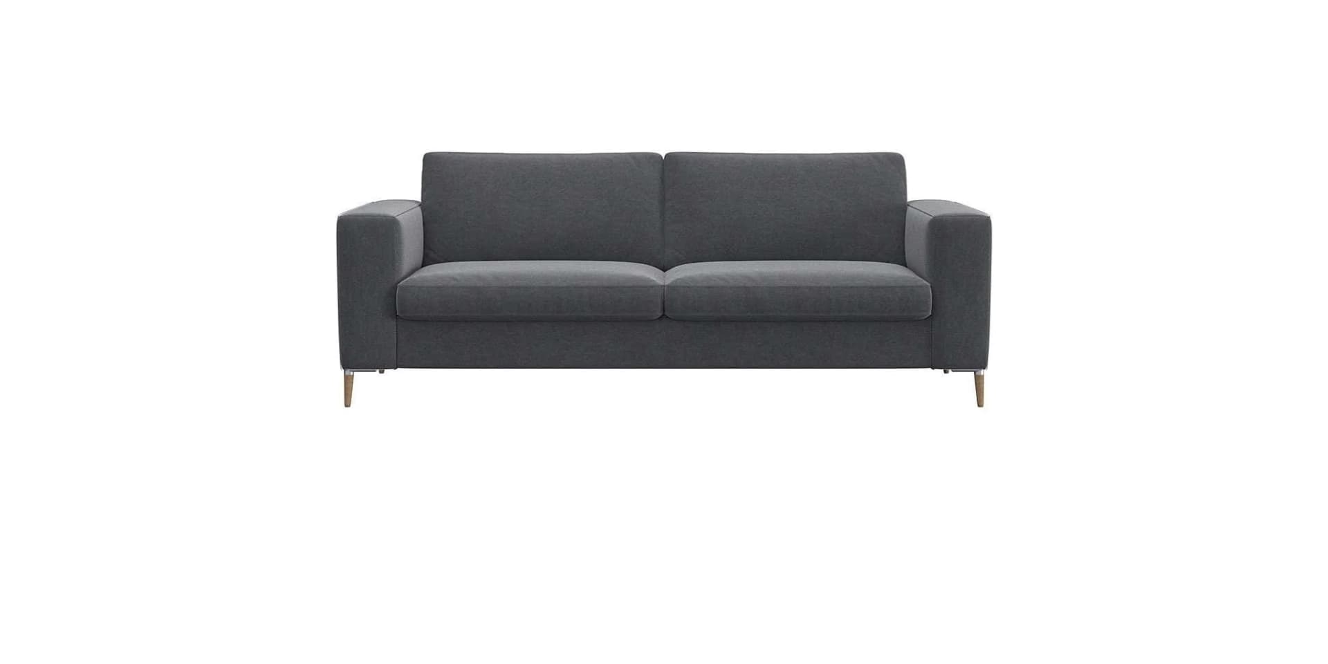 Flexlux Sofa Fiore 2,5-Sitzer Grau Skandinavisch