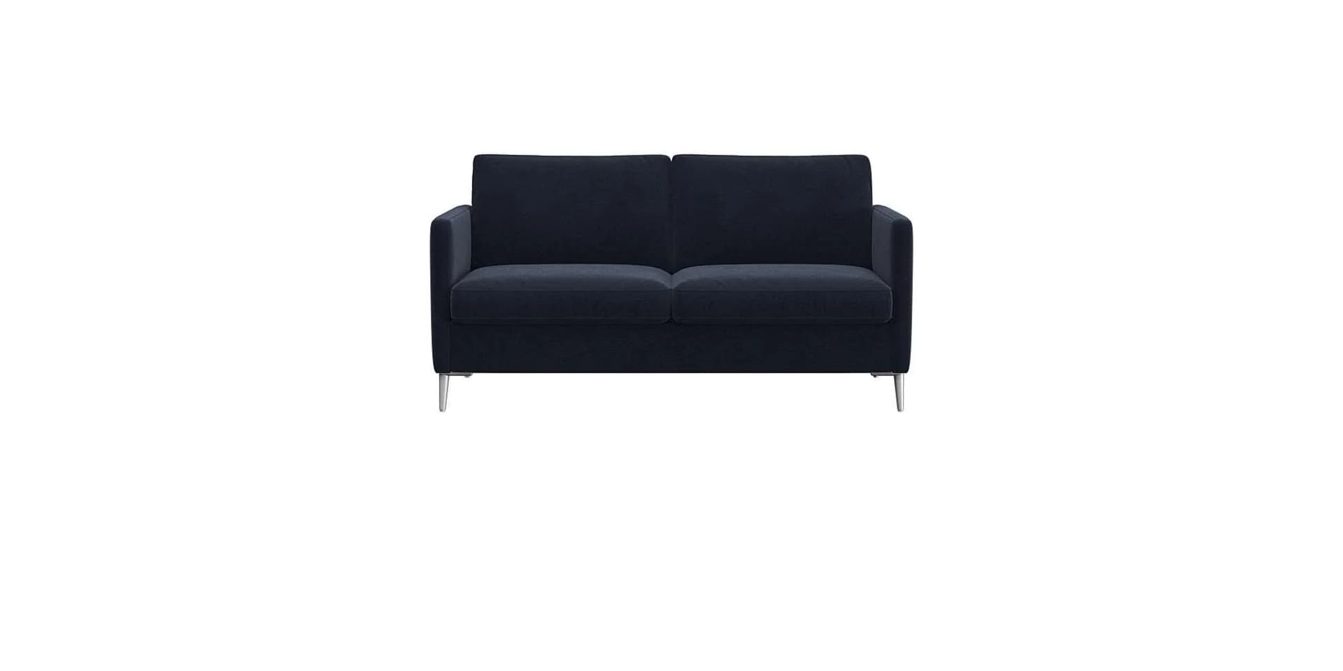 Flexlux Sofa Fiore 2-Sitzer Royal Blau Polyester