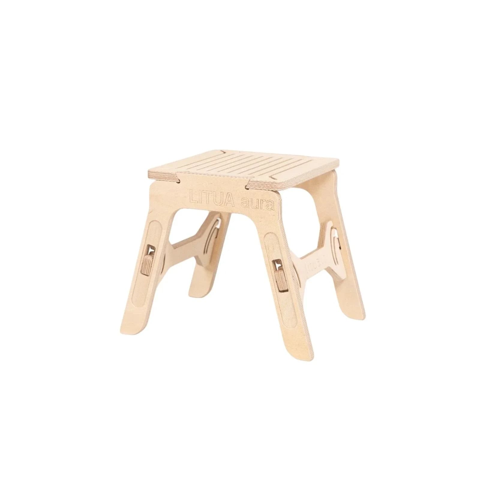 LITUA Kleiner Stuhl - Aura Holz Hocker