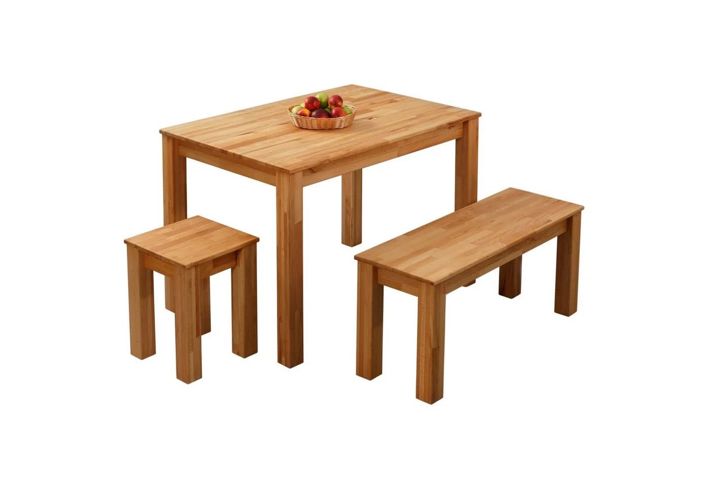 Krok Wood Sitzbank Bonn Massivholz Buche Naturfarben