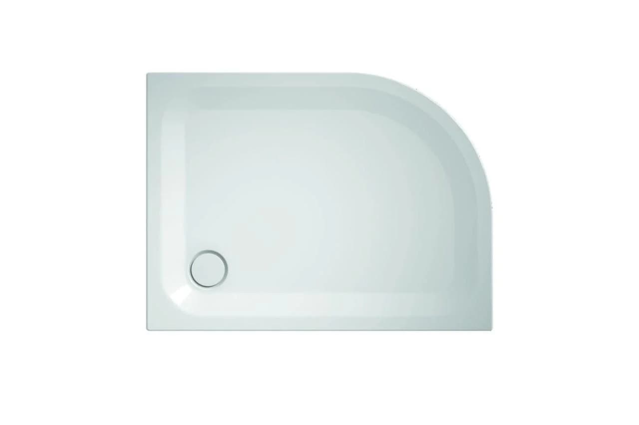 Bette Duschwanne 1/4-Kreis Corner 5404 Quartz 90x80 cm