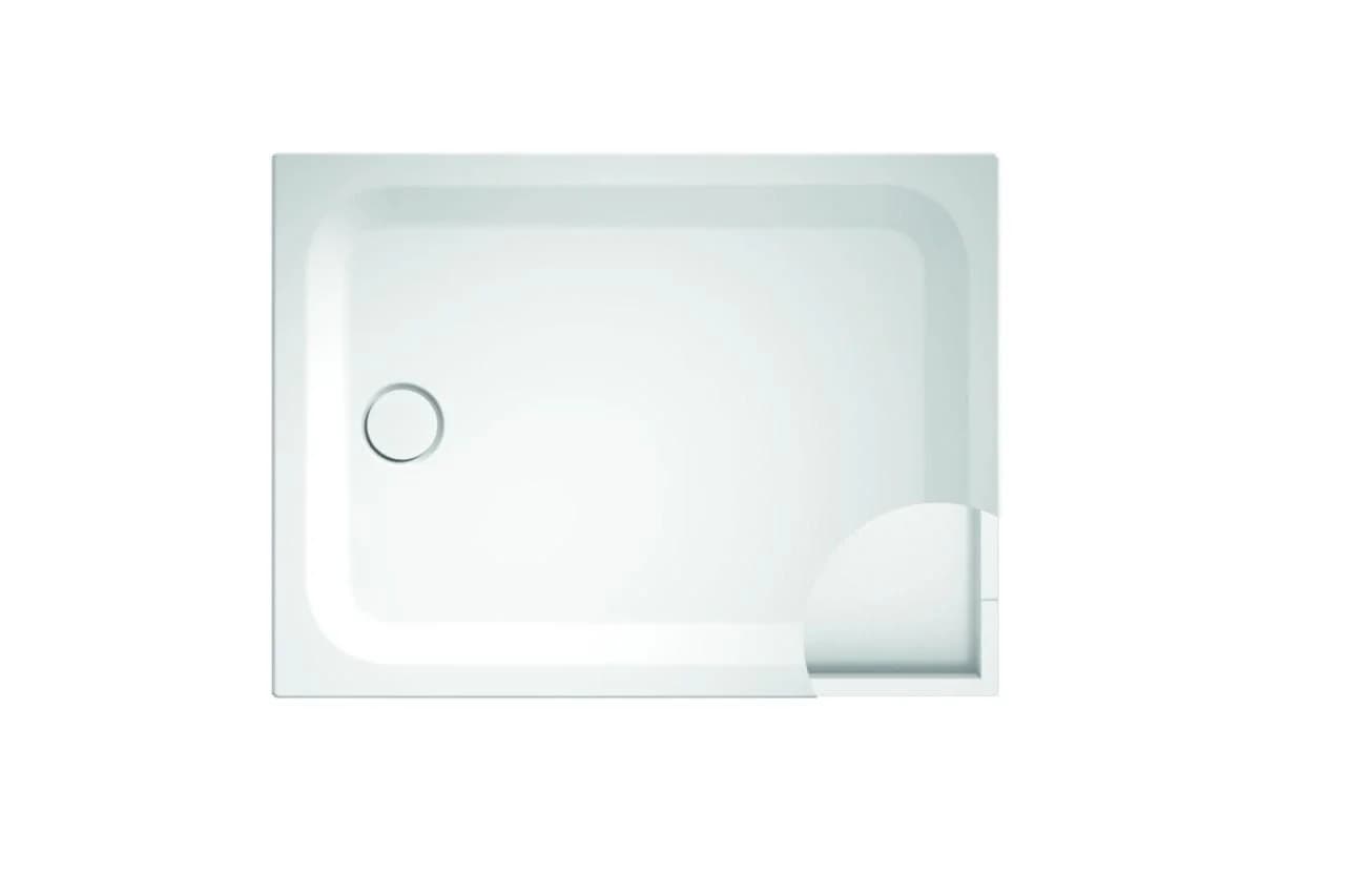 Bette Ultra Rechteck-Duschwanne 100x80 cm Anthrazit mit Wannenträger