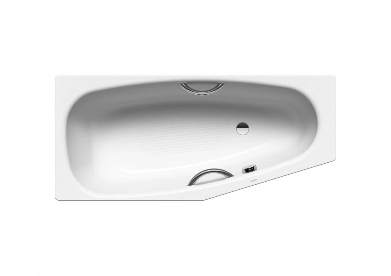 Kaldewei Badewanne MINI STAR rechts 831 Stahl-Email Alpinweiß
