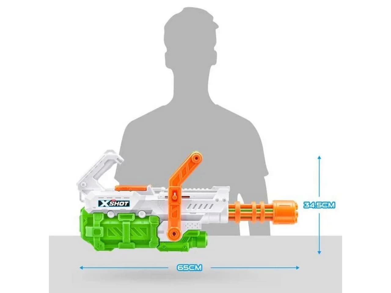 Idena XSHOT Hydro Cannon Fast-Fill Wasserblaster 1600 ml Weiß