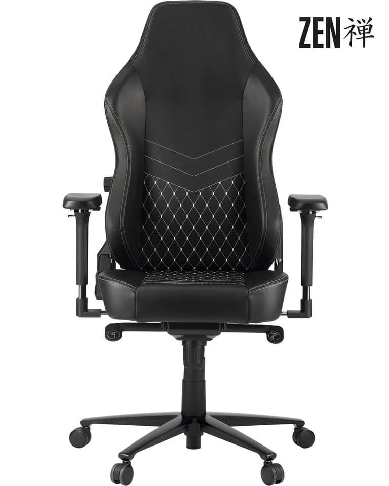 ZEN Gaming-Stuhl SAGA Echtleder mit 4D-Armlehnen