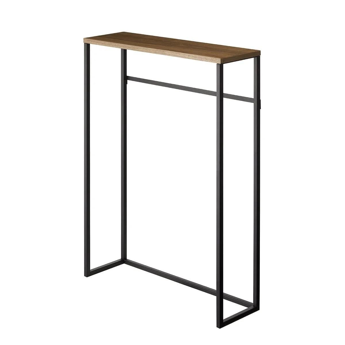 Yamazaki Konsolentisch Metall & Holz Schwarz L60 cm