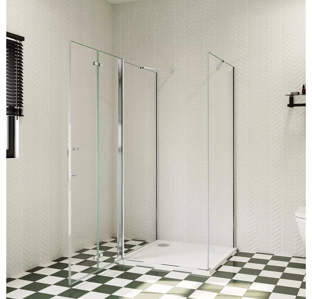 duschspa Komplettdusche U-Form Duschkabine Falttür