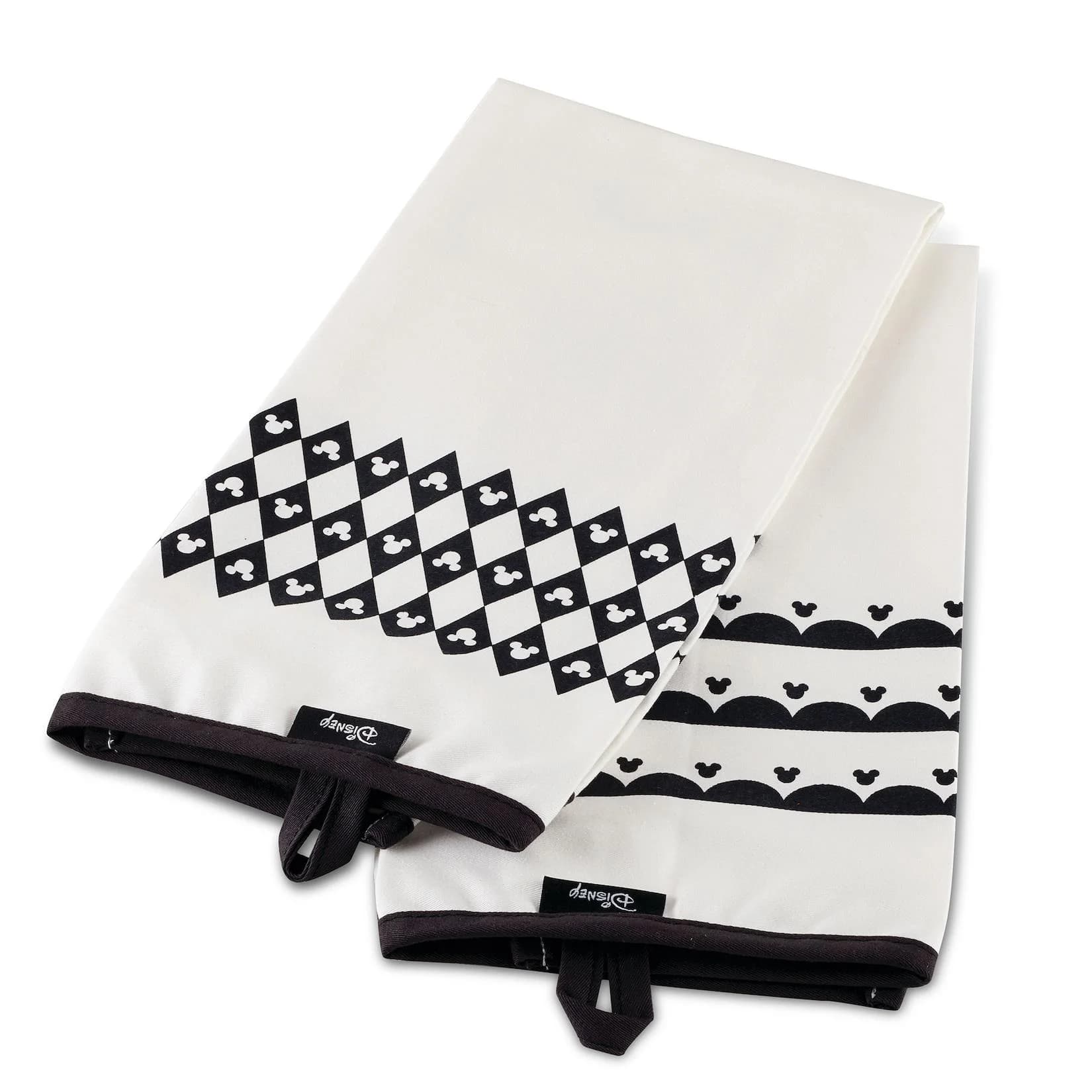 Prestige x Disney Monochrome 2-tlg. Geschirrtuch-Set Schwarz/Weiß