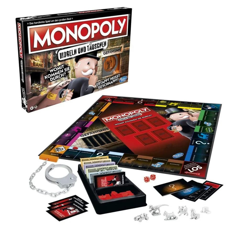 Hasbro Monopoly Mogeln & Täuschen Brettspiel Bunt