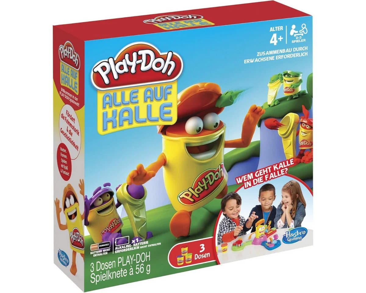 Hasbro Play-Doh Geschicklichkeitsspiel Alle auf Kalle mit Knete