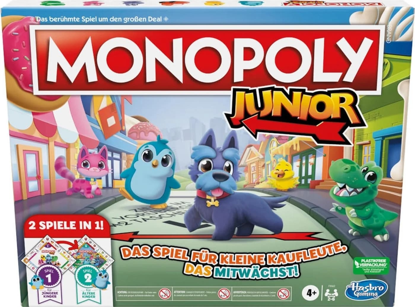 Hasbro Monopoly Junior Brettspiel ab 4 Jahren