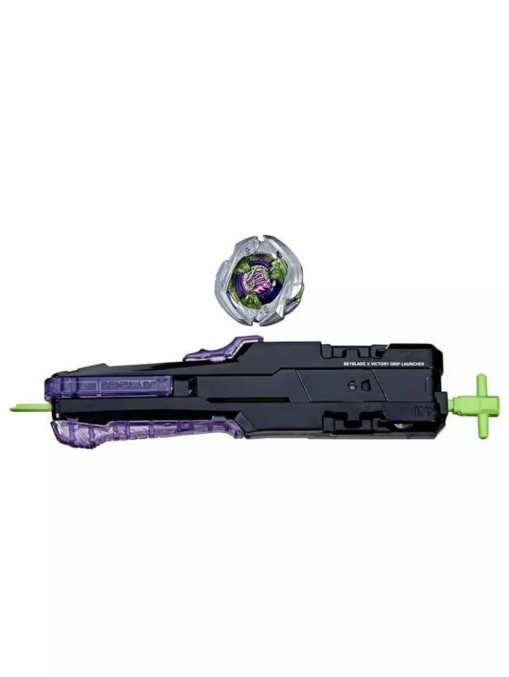 Hasbro Beyblade X Victory Grip Starter-Set mit Saber Samurai 2-70L