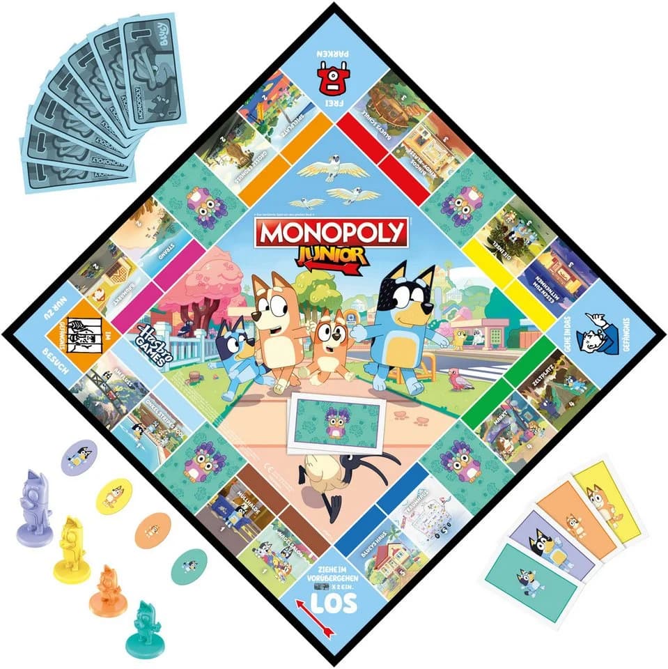 Hasbro Monopoly Junior Bluey Edition Kinderspiel