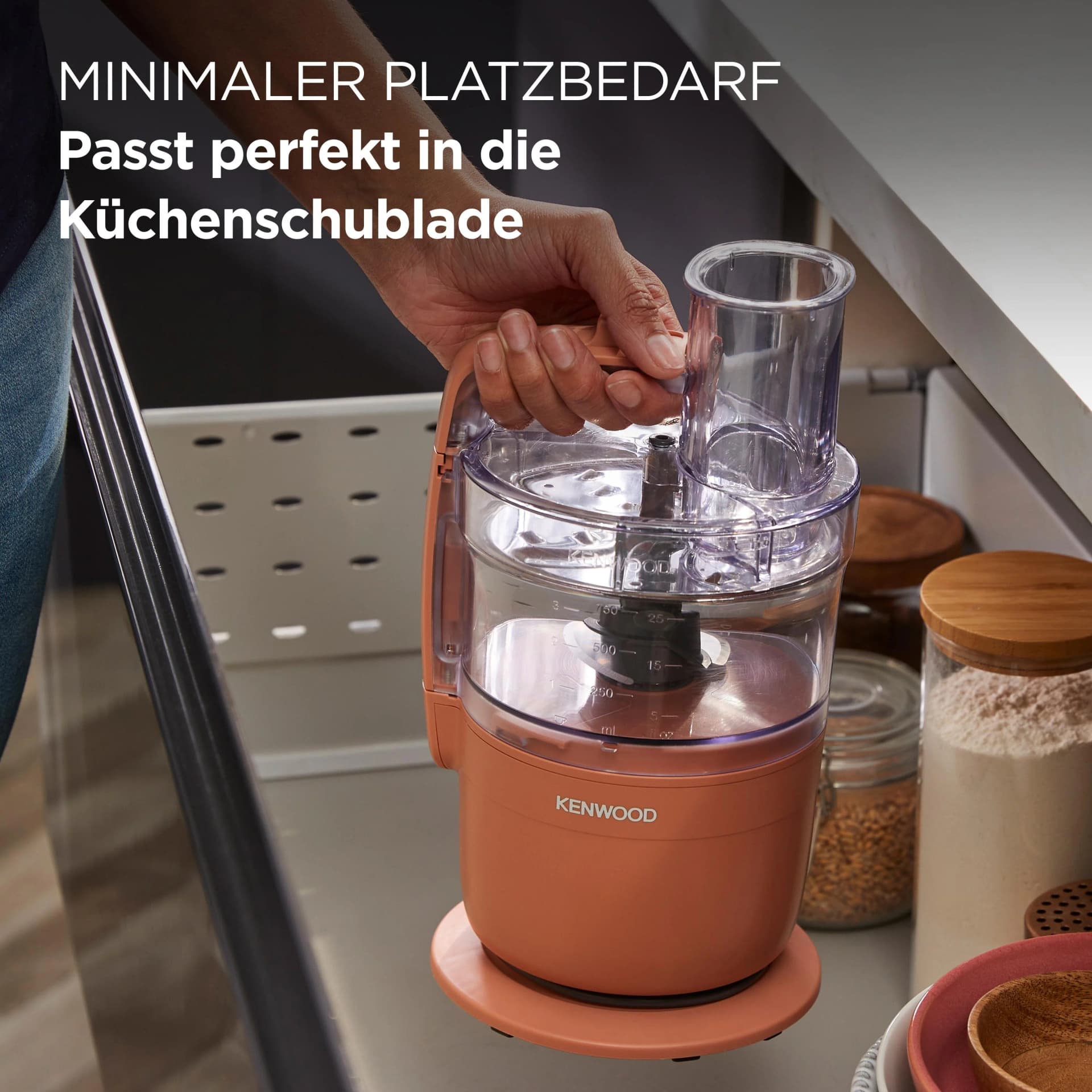 KENWOOD MultiPro Go FDP23.140GY Küchenmaschine Terracotta-Rot