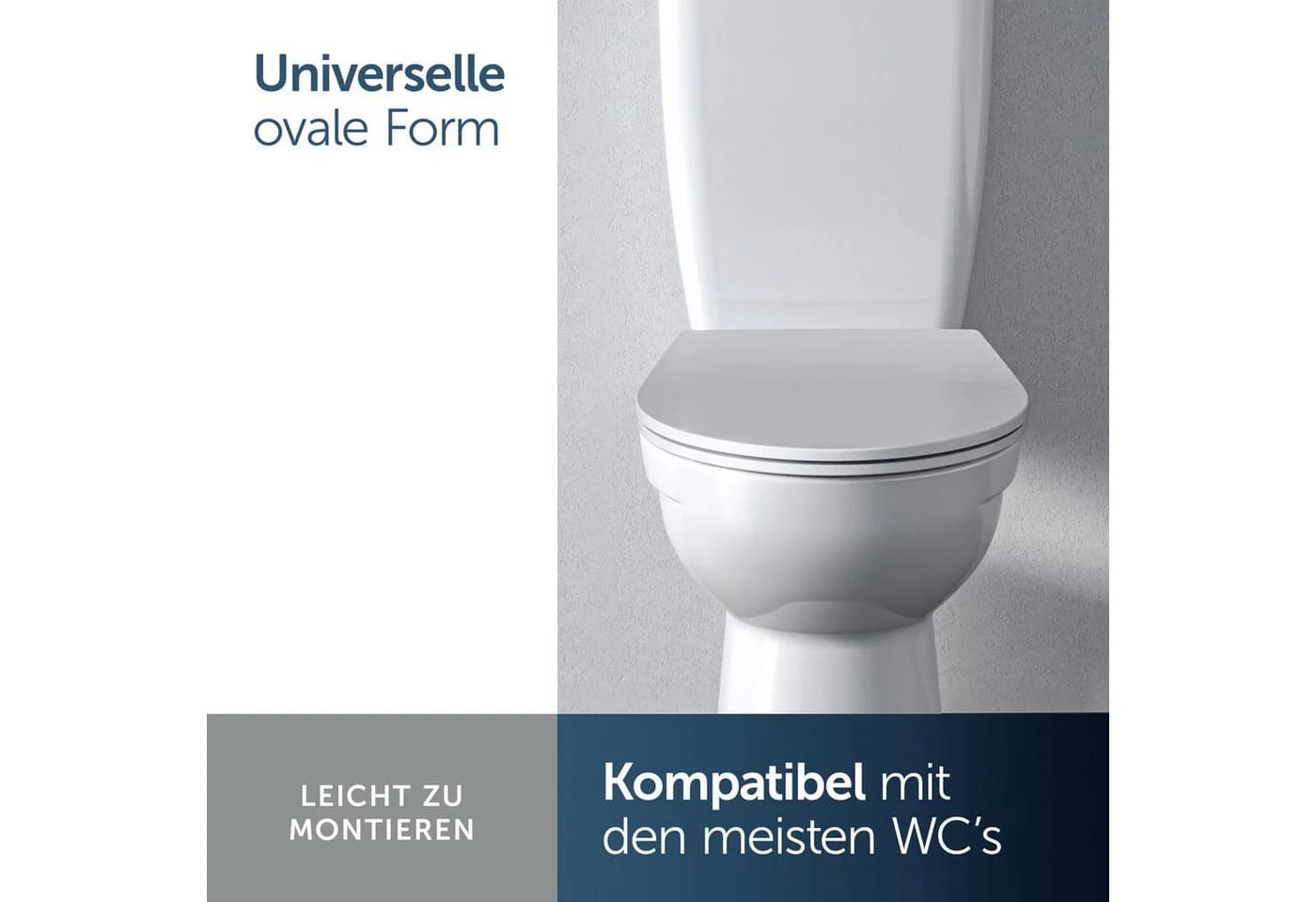 Ideal Standard WC-Sitz Universal Oval Antibakteriell
