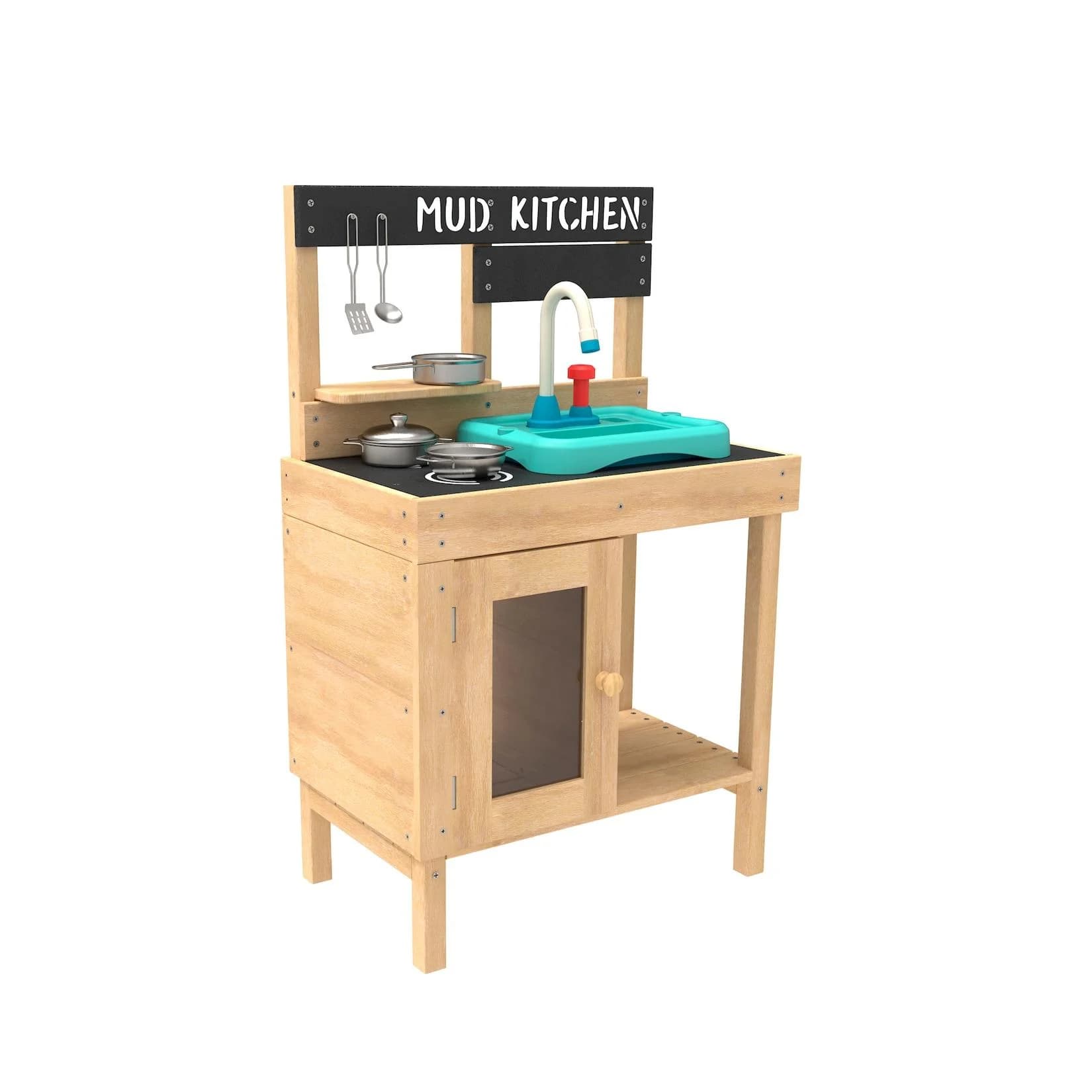 TP Toys Kinderspielküche Holz Outdoor mit Waschbecken