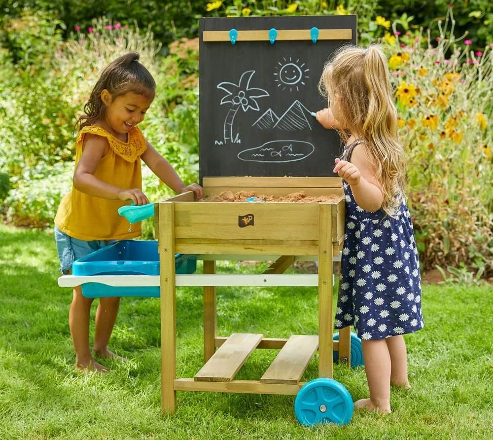 TP Toys Wasserspieltisch Matschtisch Fun mit Kreidetafel und Waschbecken