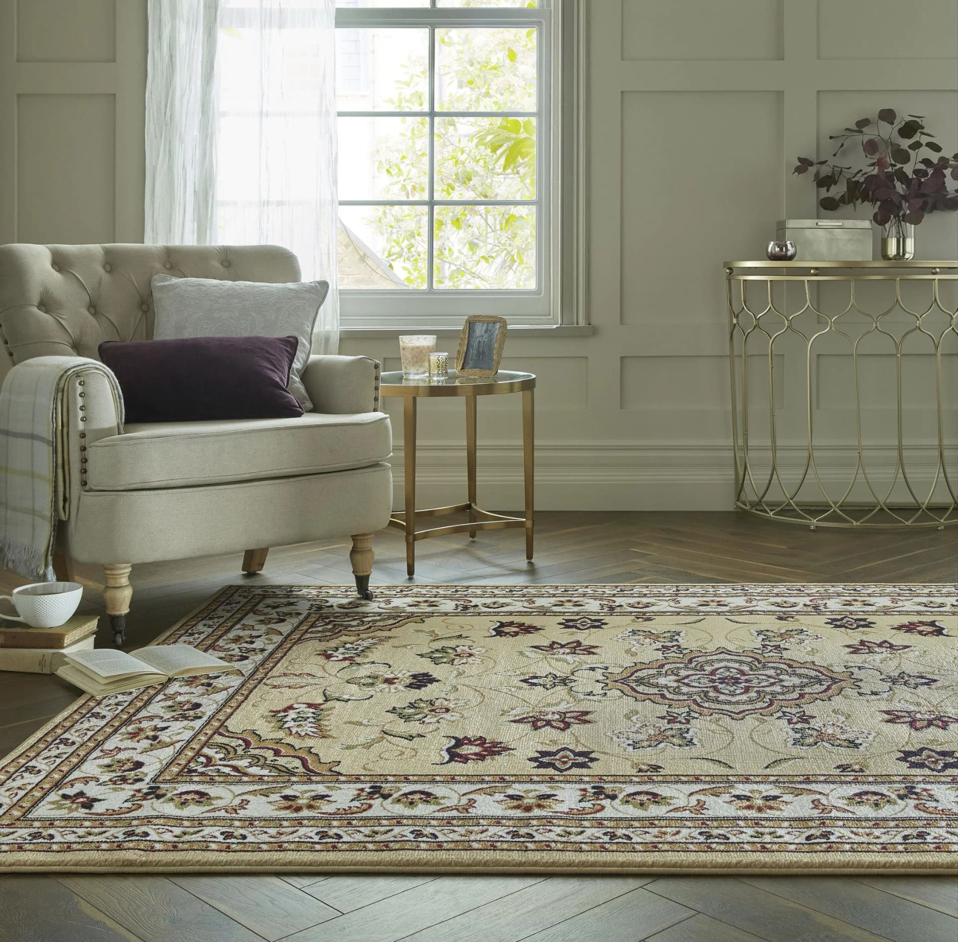 FLAIR RUGS Sherborne Teppich Beige Orientalisch