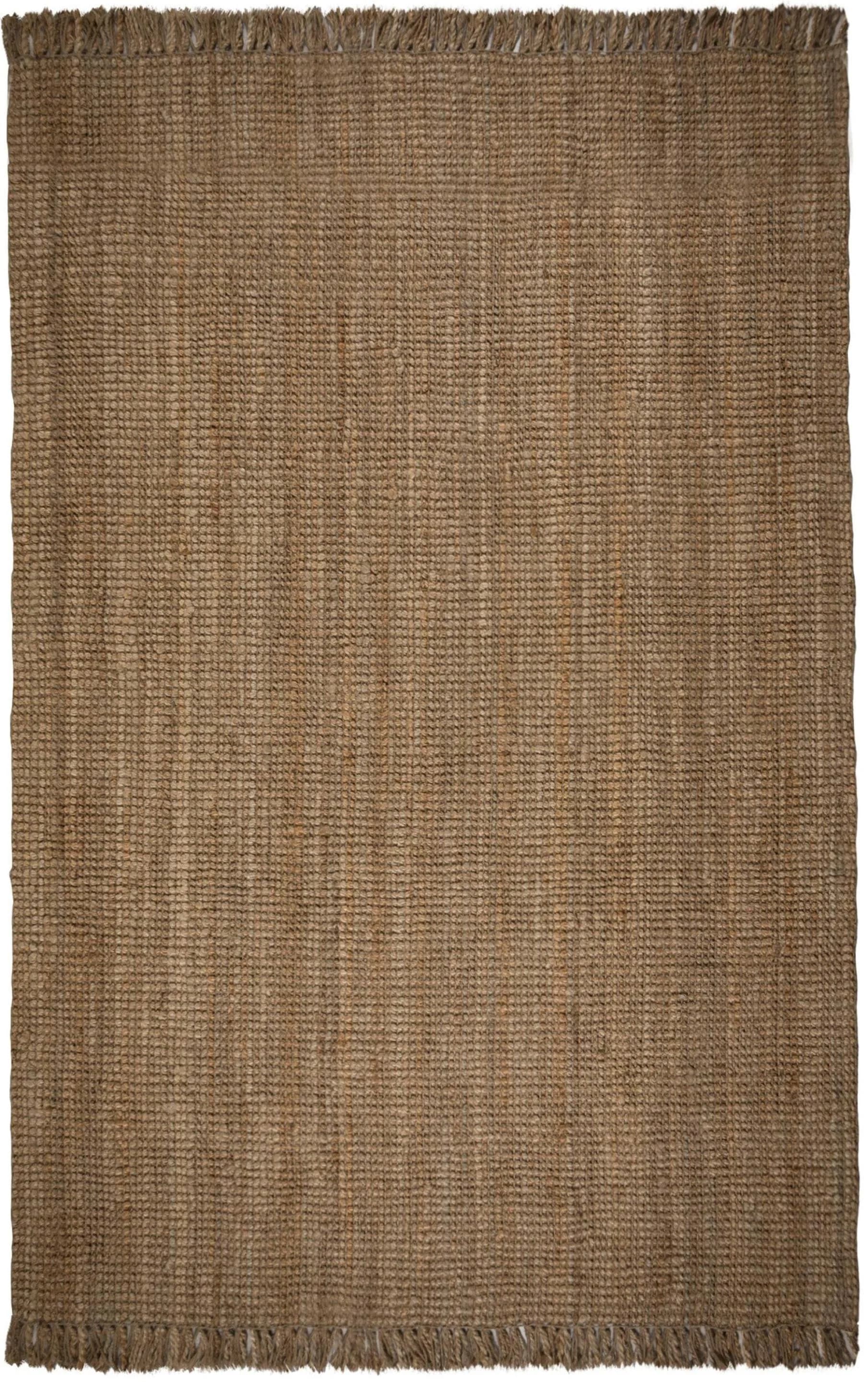 FLAIR RUGS Jute Boucle Teppich Beige Natur Rechteckig