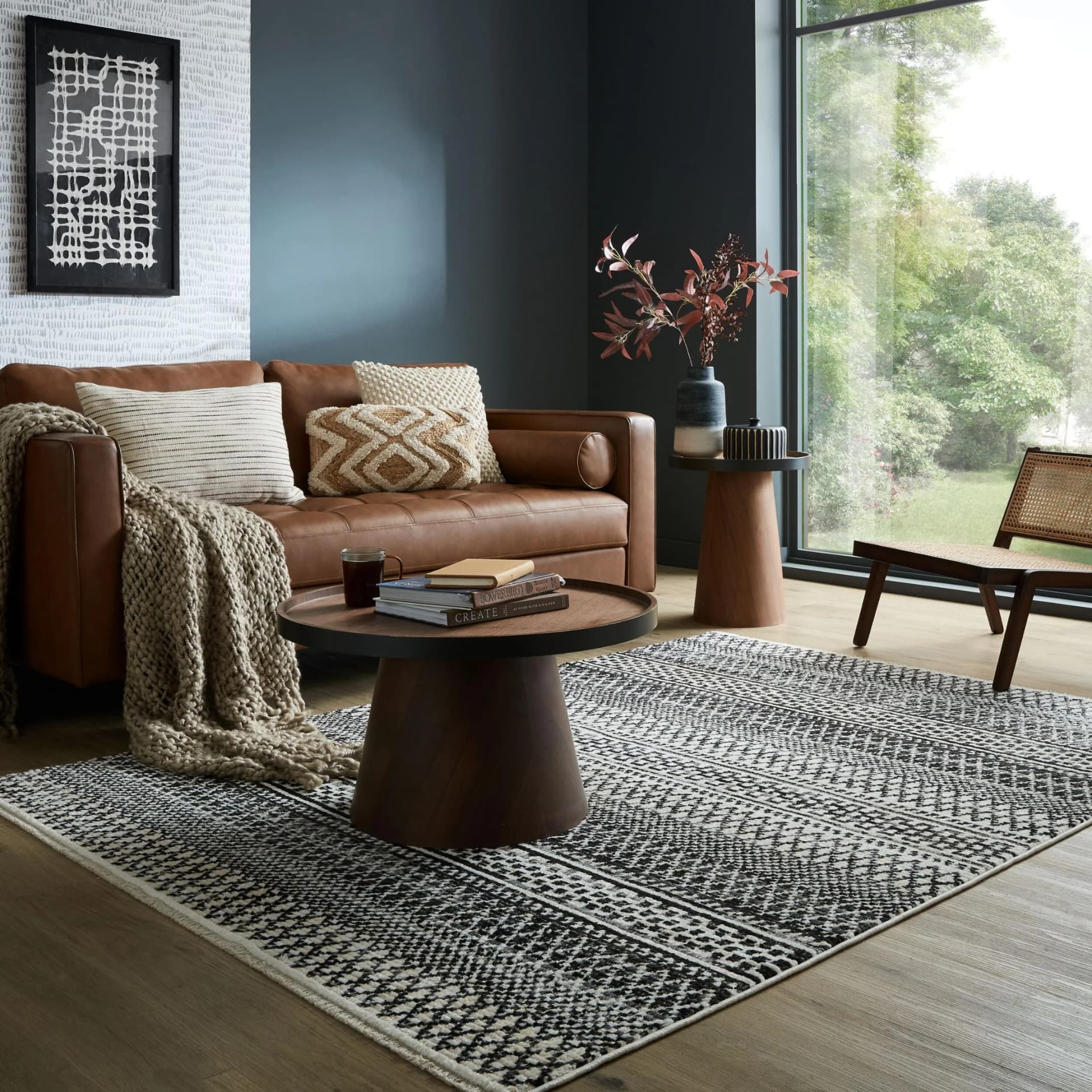 FLAIR RUGS Camino Teppich Grau Skandinavisch Polypropylen