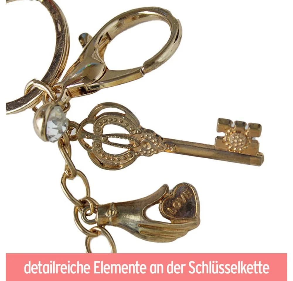 Plüschanhänger Schlüsselanhänger Bommel aus Plüsch ca. 8 cm